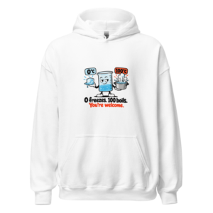 Celsius — You’re Welcome — Unisex Hoodie — White