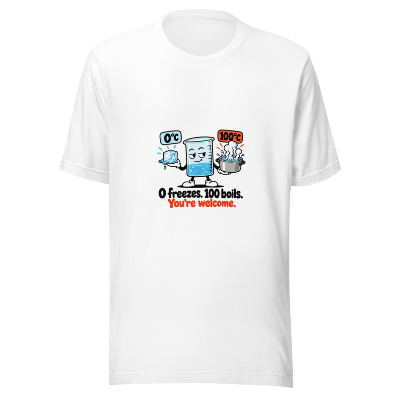 Celsius — You’re Welcome — Unisex T-Shirt — White