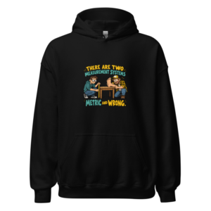 Metric and Wrong — The Foot — Unisex Hoodie — Black